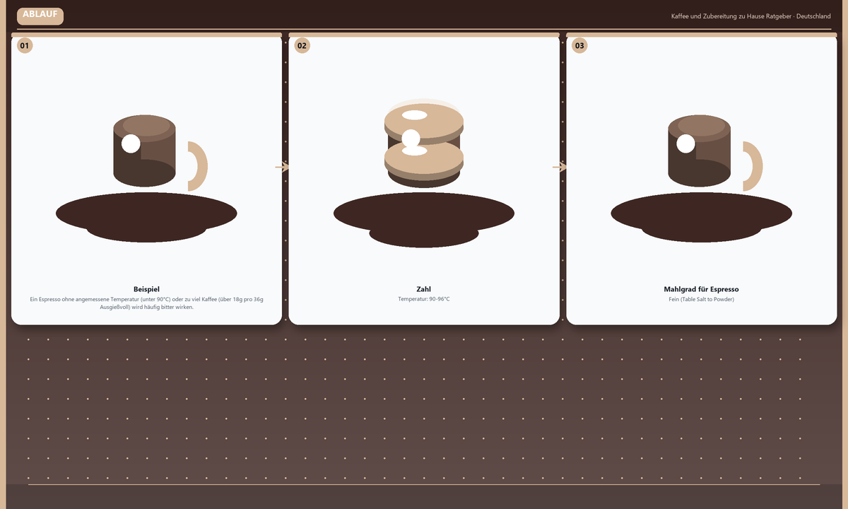 Ablauf: Beispiel → Zahl → Mahlgrad für Espresso